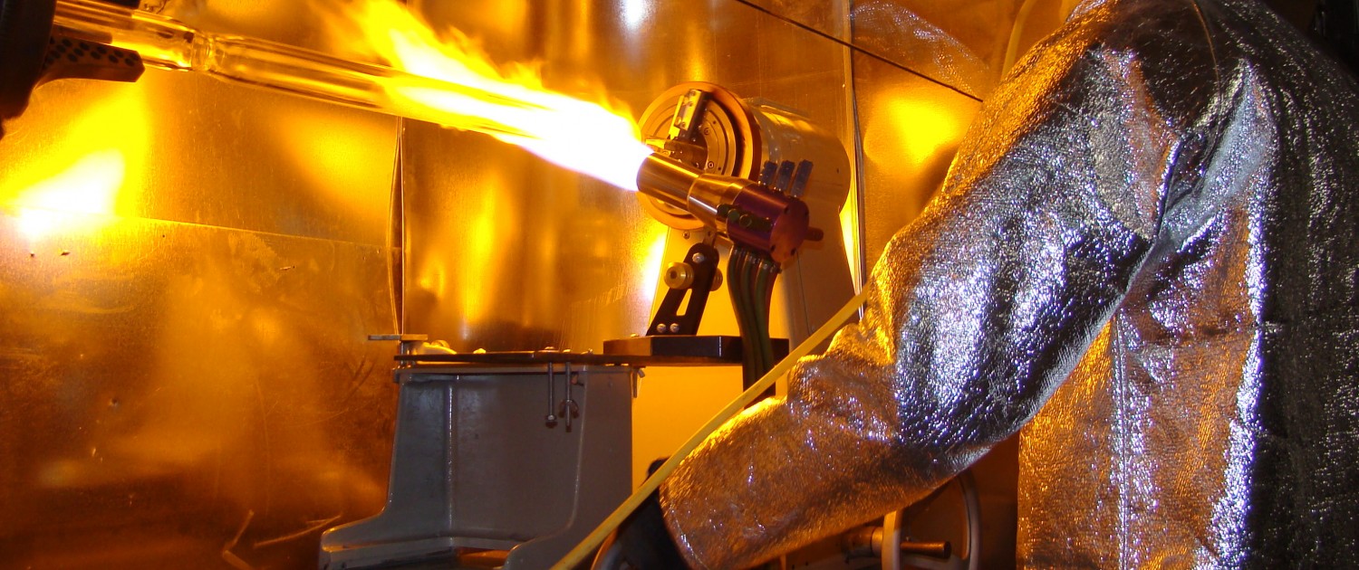 Internal Fire Glass Handcrafted borosilicate glass art by Scott