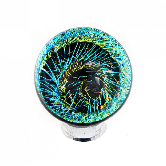 Dichroic Swirl (1inch) Internal Fire Glass