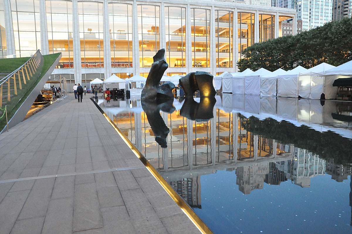 American Crafts Festival at Lincoln Center Internal Fire Glass