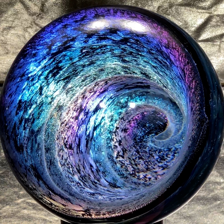 Dichroic Vortex (3inch) Internal Fire Glass